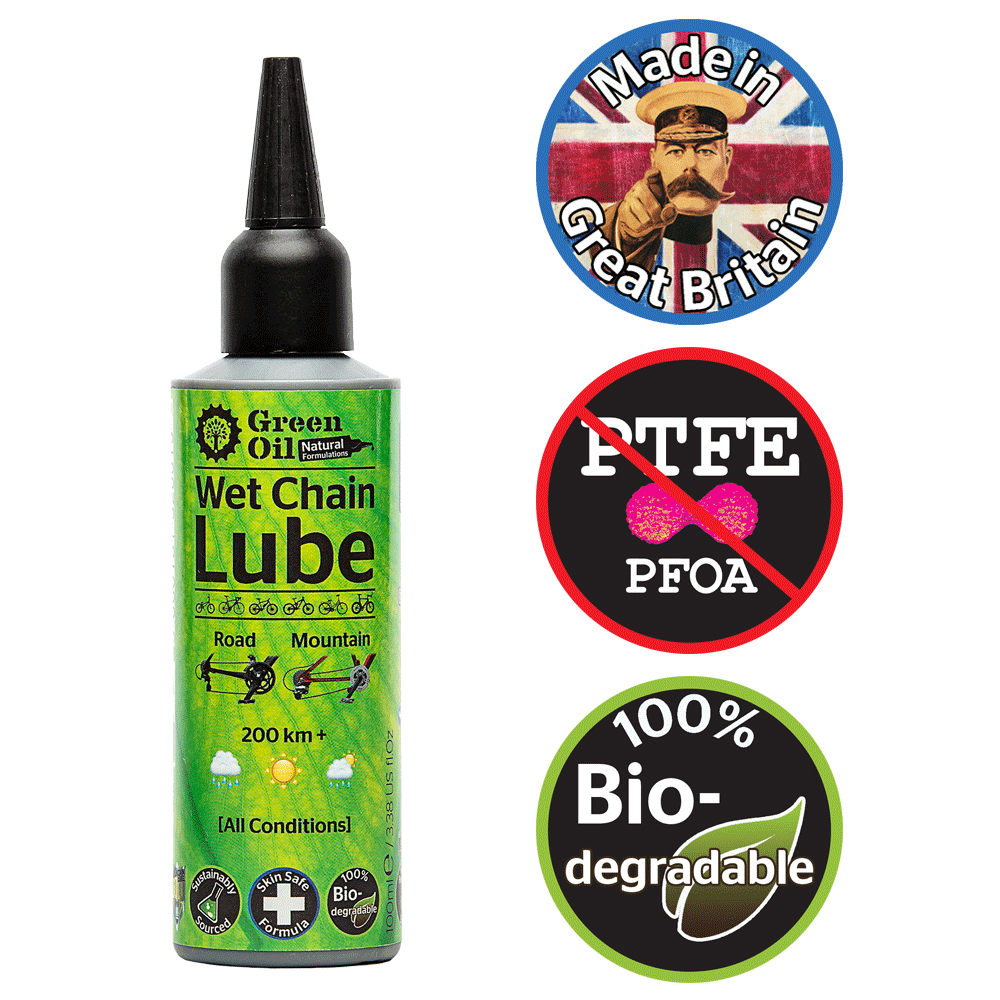 Green Oil Wet Chain Lube